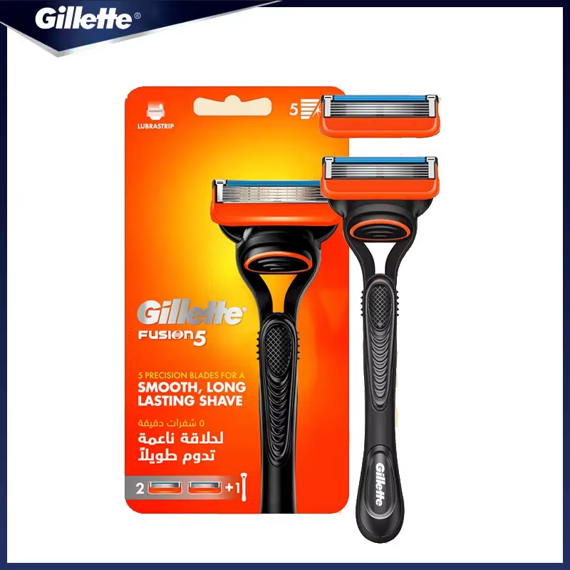 Gillette Fusion 5 rasoir pour hommes sécurité manuel Machine à raser 5 couches lame avec bande de lu