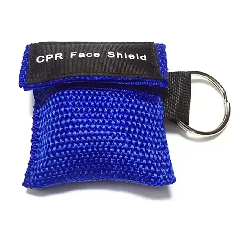 Masque de réanimation CPR portable, aide d'urgence, bouclier facial, respiration artificielle, respi