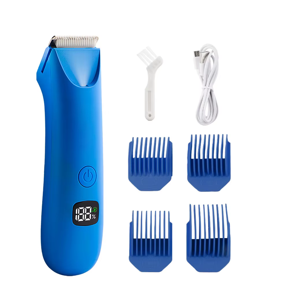 Tondeuse corps cheveux et poils pubiens pour hommes et femmes, rasoir électrique indolore pour corps