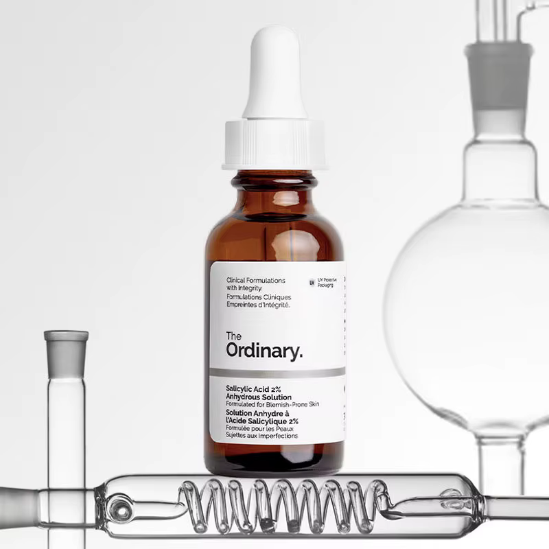 Solution Anhydre à 2% d'Acide Salicylique 30ml – Élimine les Impuretés et la Saleté de la Peau, Effe