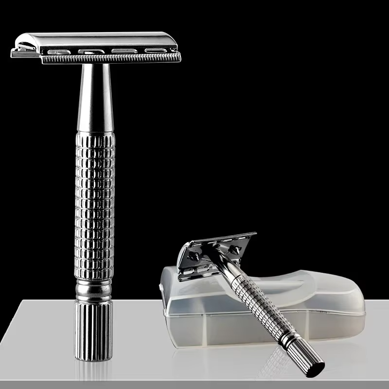 Rasoir manuel pour homme en acier inoxydable, rasoir droit professionnel en acier inoxydable, coutea