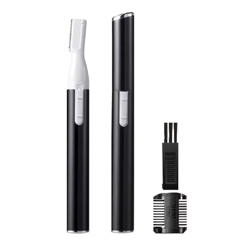 Rasoir de sourcils électrique rasoir de mise en forme des sourcils rasage Portable avec double tête 