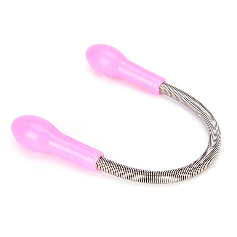 Épilateur à ressort pour le visage, 1 pièce, crème pour épilation lisse des sourcils, outils de beau