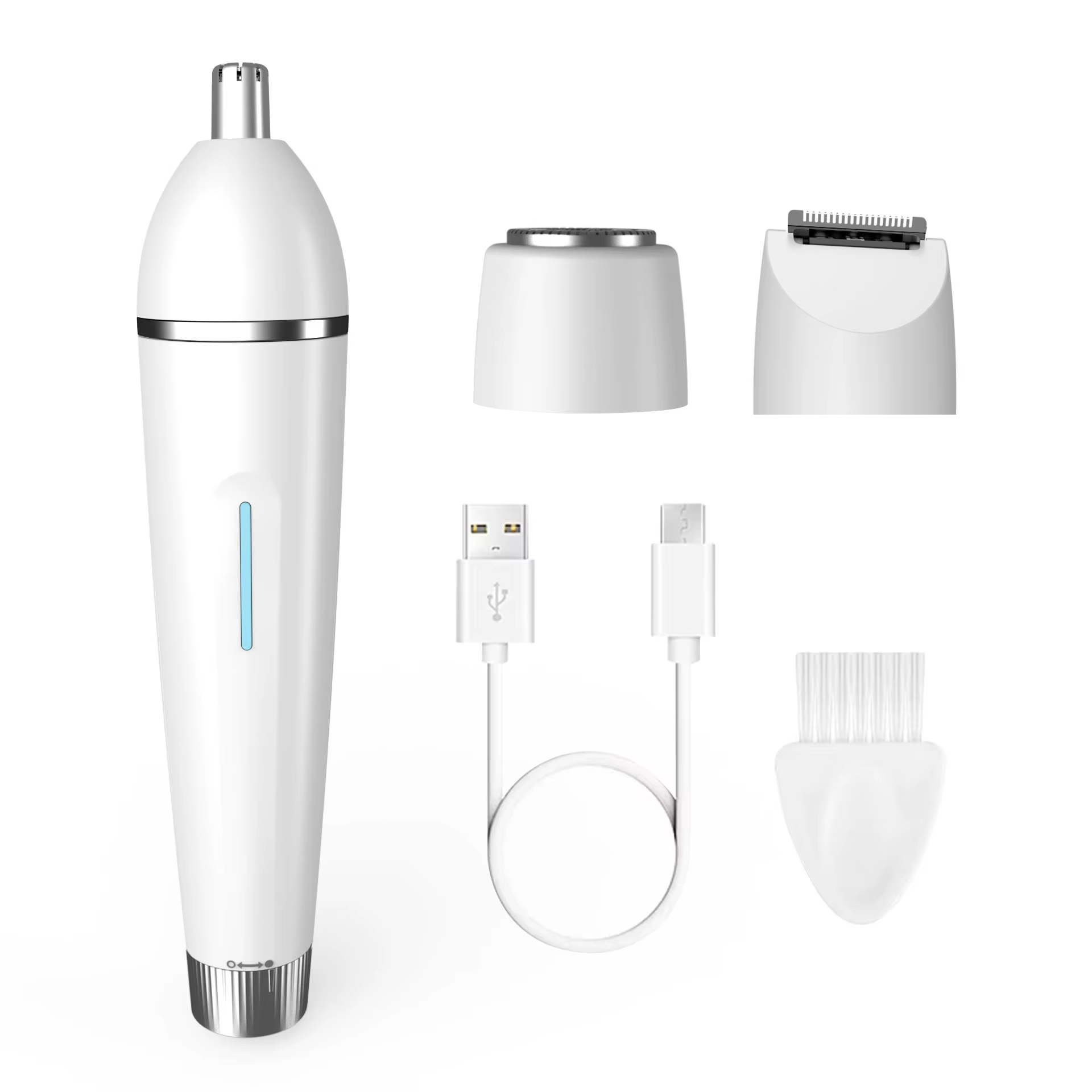 Rasoirs électriques pour femmes 3 en 1, rasoirs étanches, tondeuse bikini indolore, utilisation humi
