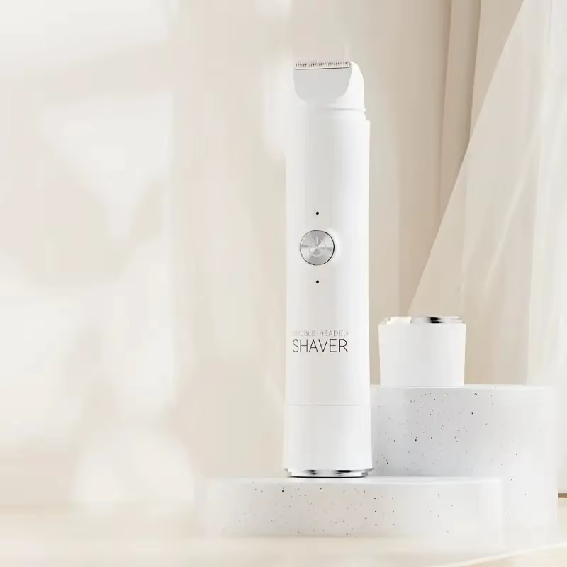Épilateur électrique double tête rechargeable pour femme, rasoir indolore pour le corps, les zones i