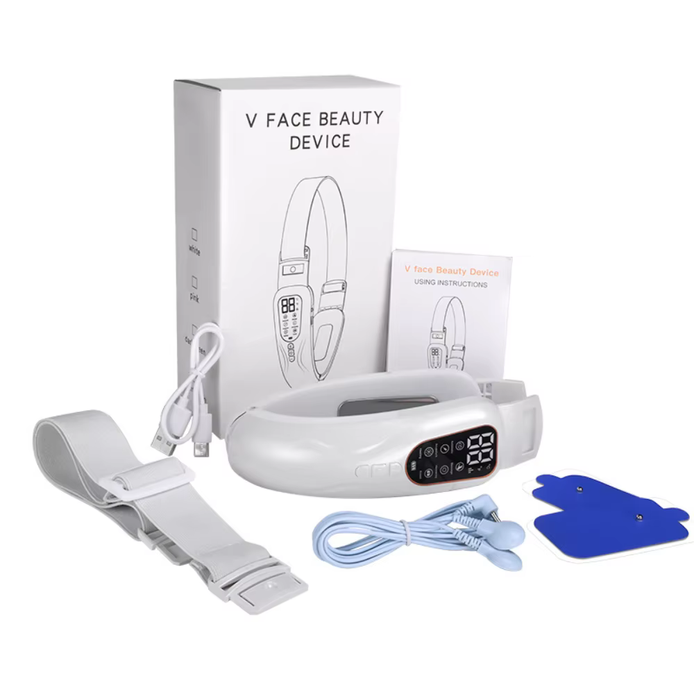 Appareil électrique de beauté de Lifting du visage en V, 6 Modes, 15 niveaux, EMS, Micro-courant, ra