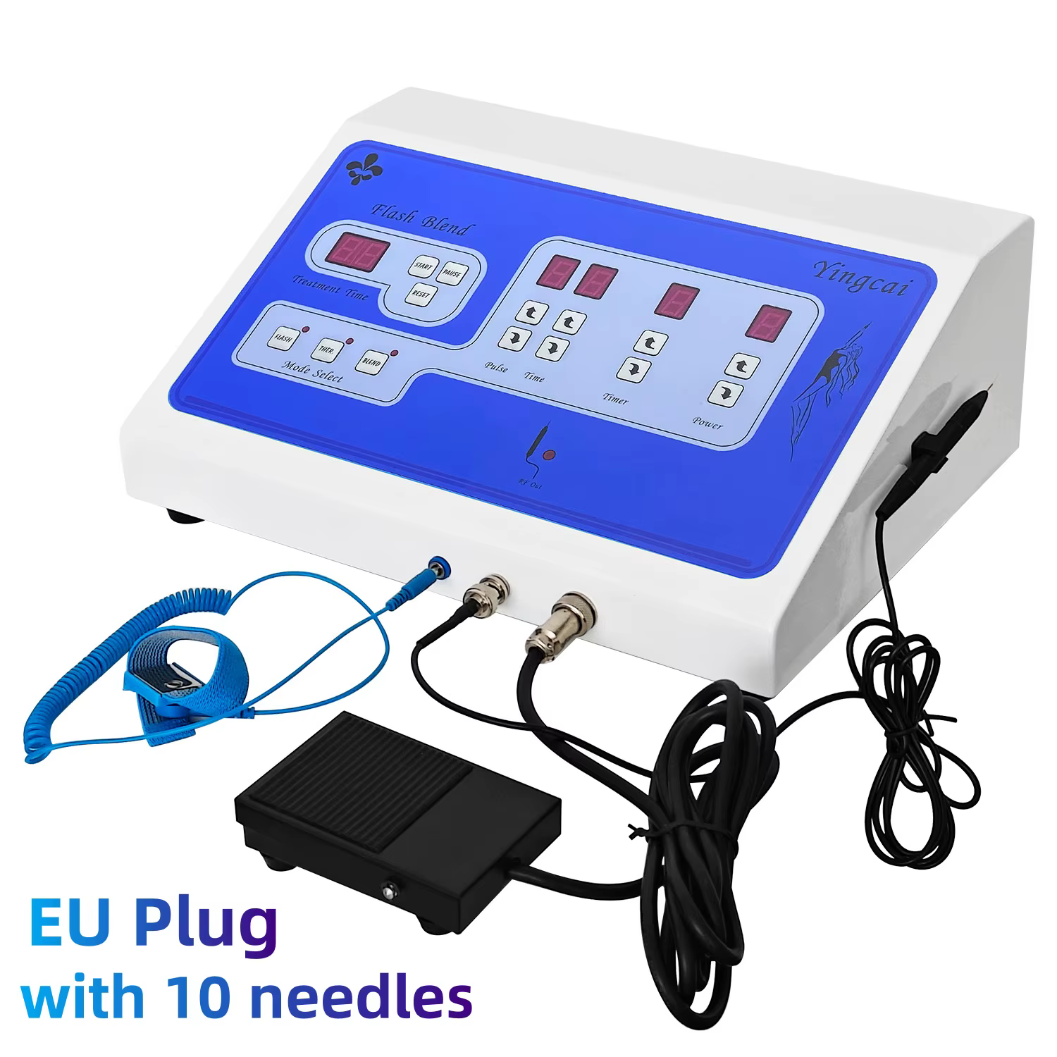 Épilateur sans douleur pour une épilation permanente, machine d'épilation par électrolyse pour homme