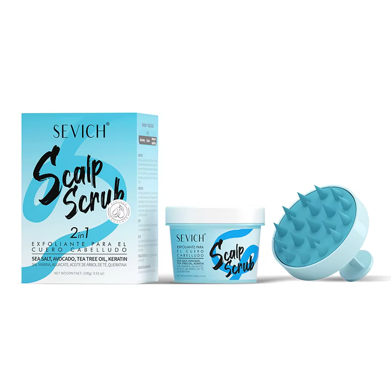 Gommage du cuir chevelu pour laver les cheveux, crème de contrôle de l'huile, exfoliante, Anti-déman