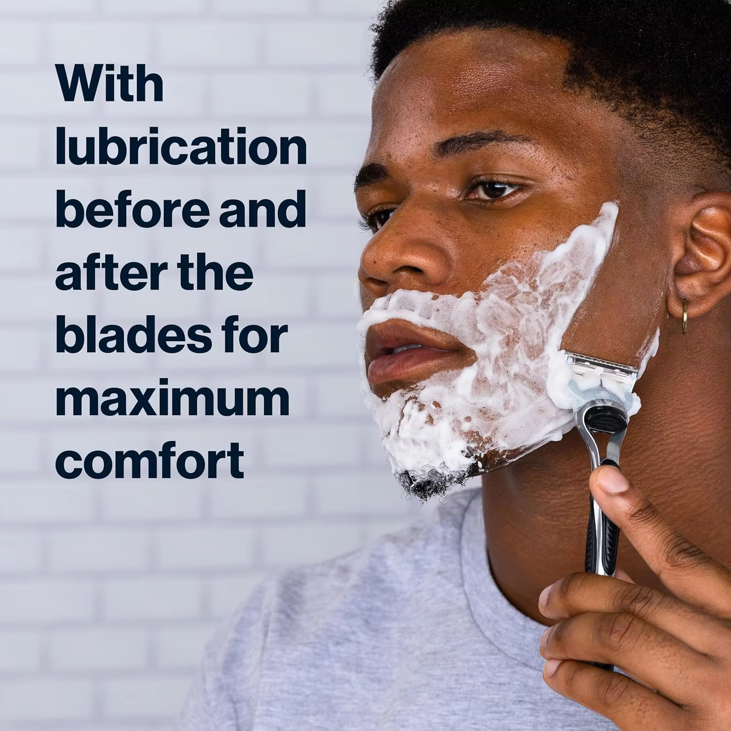 Rasoir Gillette SkinGuard pour homme, rasoir combiné pour homme, lames confortables à deux couches, 