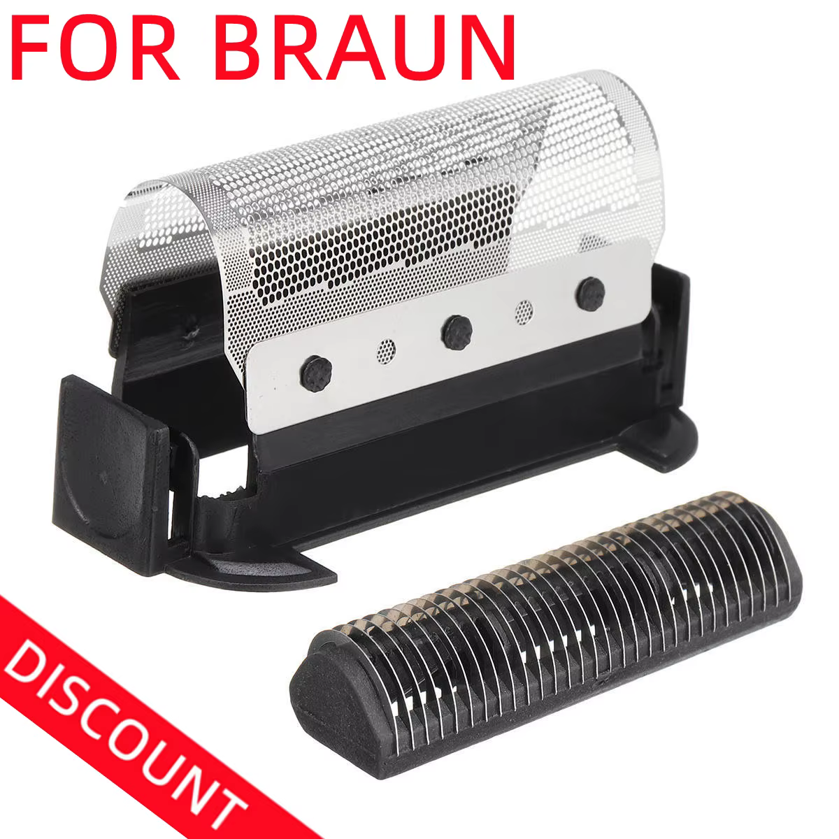 Écran en feuille de rasoir et lame de coupe pour braun, 428 microns, 2000, 2111, 2115, 2525, 5410, 5