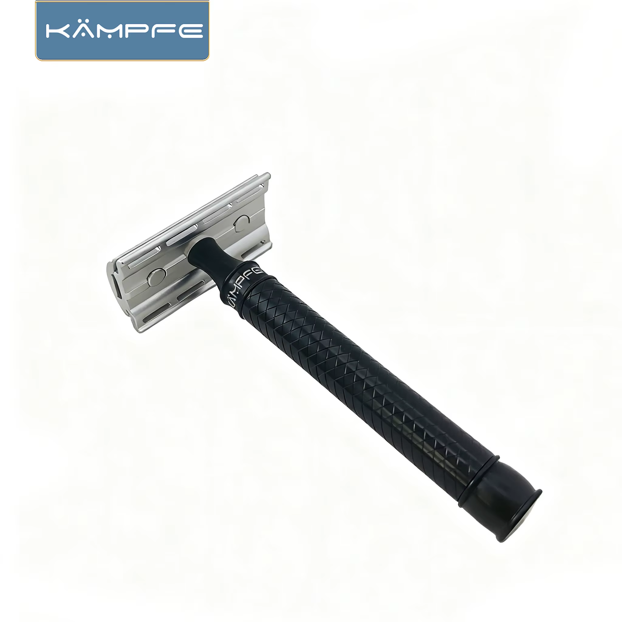 Rasoir de sécurité à double tranchant KAMPFE pour hommes, manche en aluminium, meilleur rasoir, cade