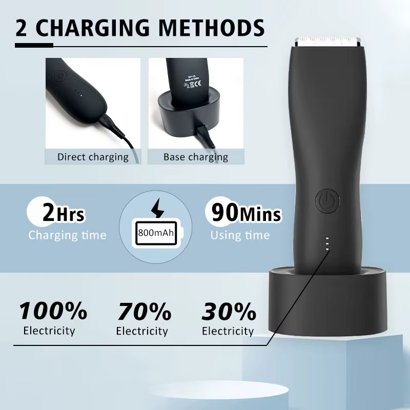 Tondeuse électrique pour hommes, rasoir pubien, toilettage du corps, épilateur de Bikini, rasoir Rec
