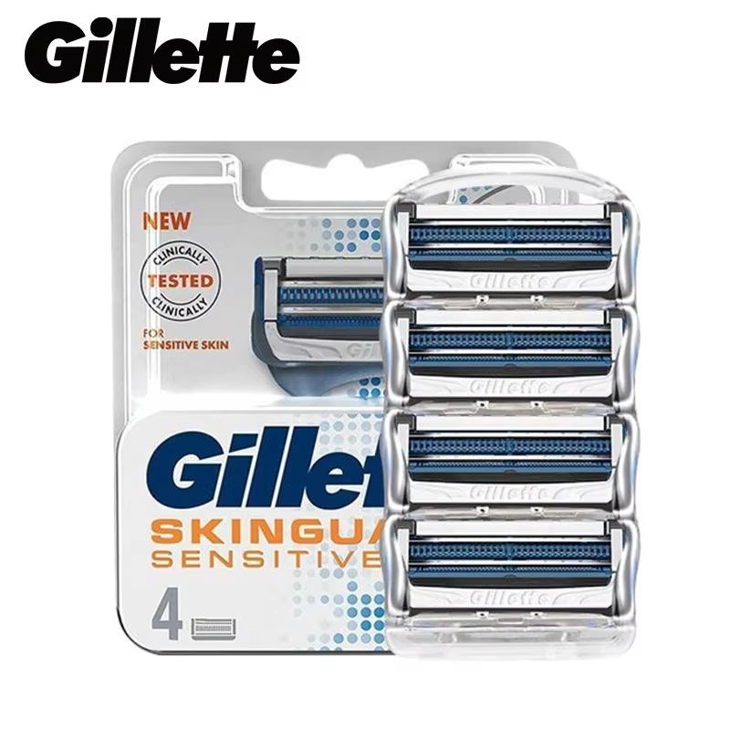 Lames de rasoir Gillette SkinGuard, lames de rasoir pour hommes, recharges de 4/8 lames, pour les sé