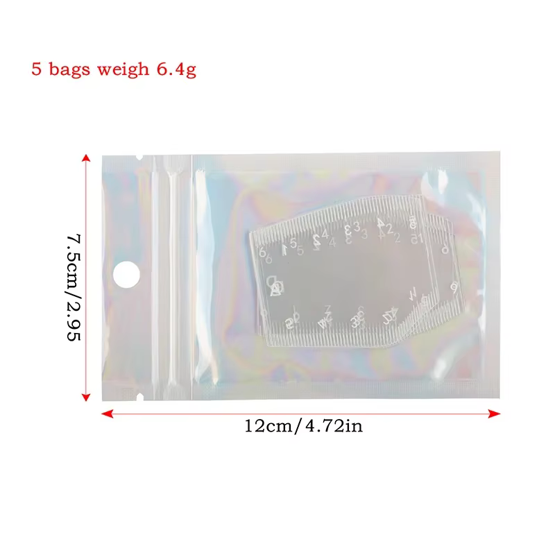 Pochoir de mise en forme des sourcils Durable, 5 pièces, Portable, instantané, dessin, conception de