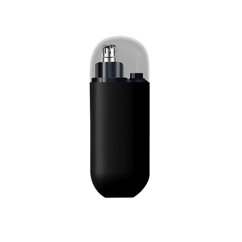 Tondeuse à poils de nez électrique portable pour hommes, rechargeable USB-C, lame arrondie et cintré
