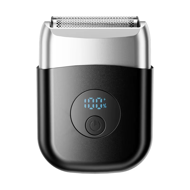 Rasoir électrique portable de voyage pour hommes, rechargeable, avec écran LED, tondeuse à barbe san