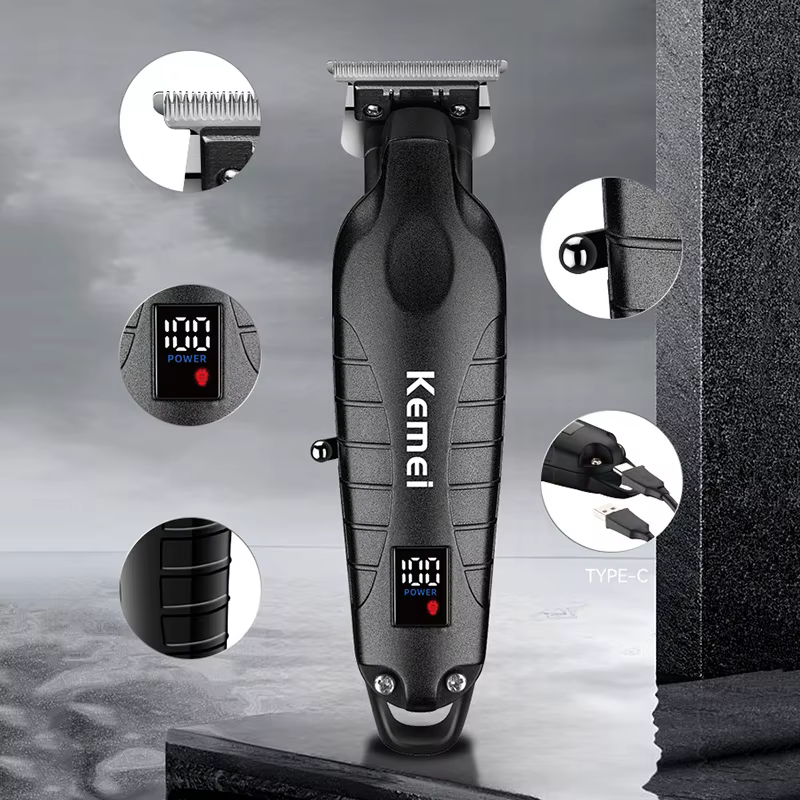 Kemei KM-2293 Tondeuse À Cheveux Électrique Professionnel Rechargeable Barbier Tondeuse Sans Fil Typ