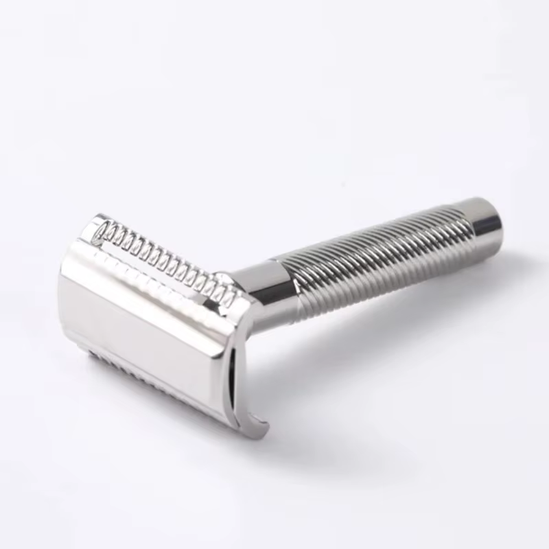 Yaqi Slant 37 acier inoxydable léger 1.00mm lame écart rasoir de sécurité pour hommes 73MM longueur