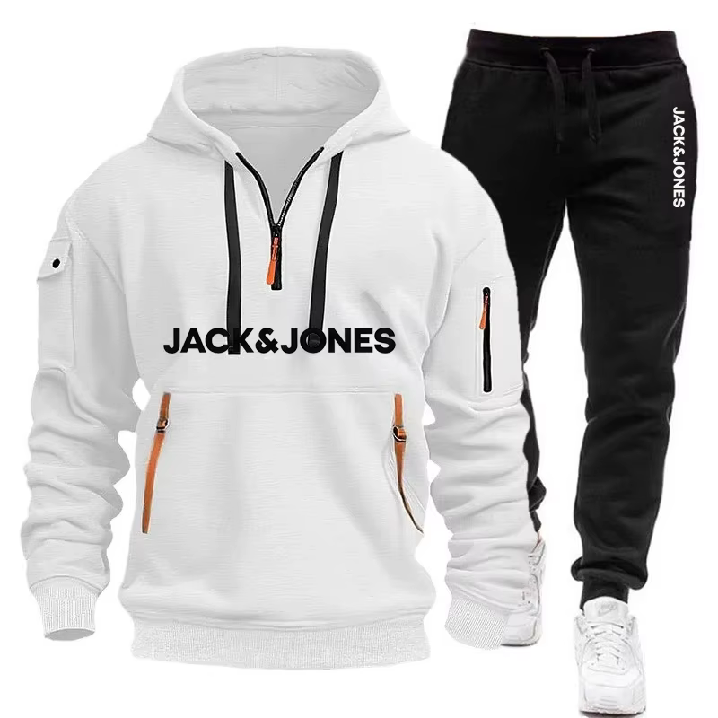 Deux ensembles de vêtements de sport pour hommes pour l'automne/hiver 2025, comprenant un sweat-shir