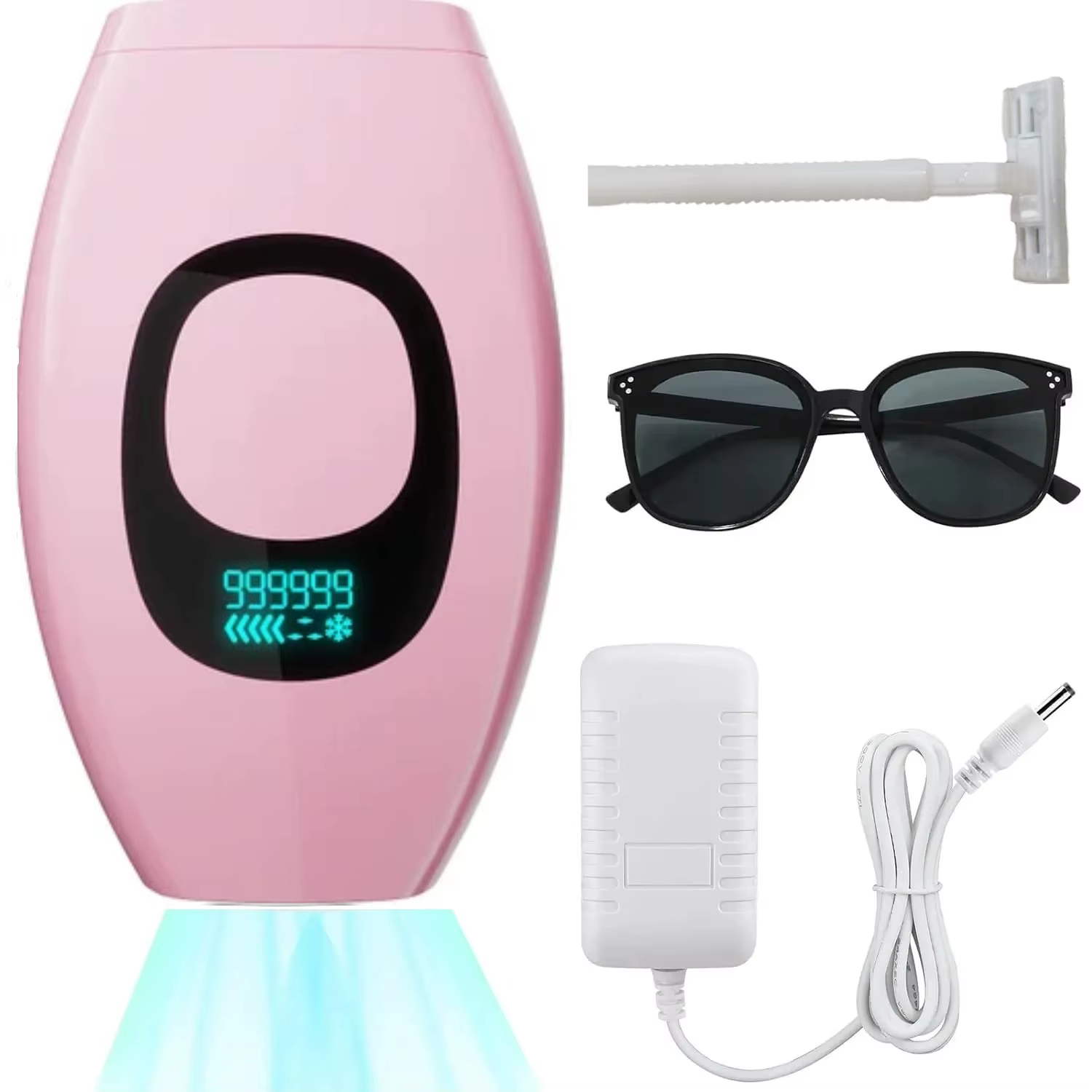 Épilateur IPL à 999 999 impulsions, Bikinis IPL, Épilateur Laser Indolore, Appareil d'Épilation Prof