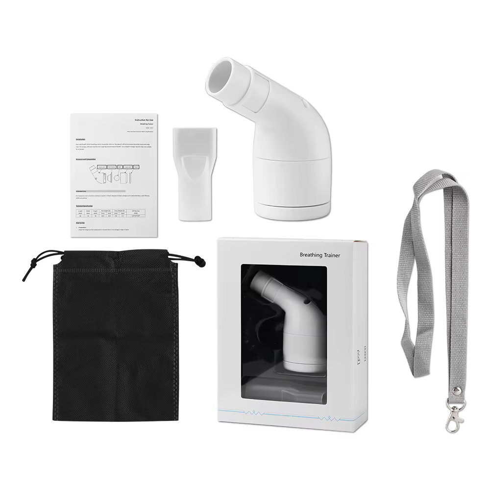 Entraîneur de respiration pulmonaire Portable, exercice musculaire inspiratoire, thérapie respiratoi