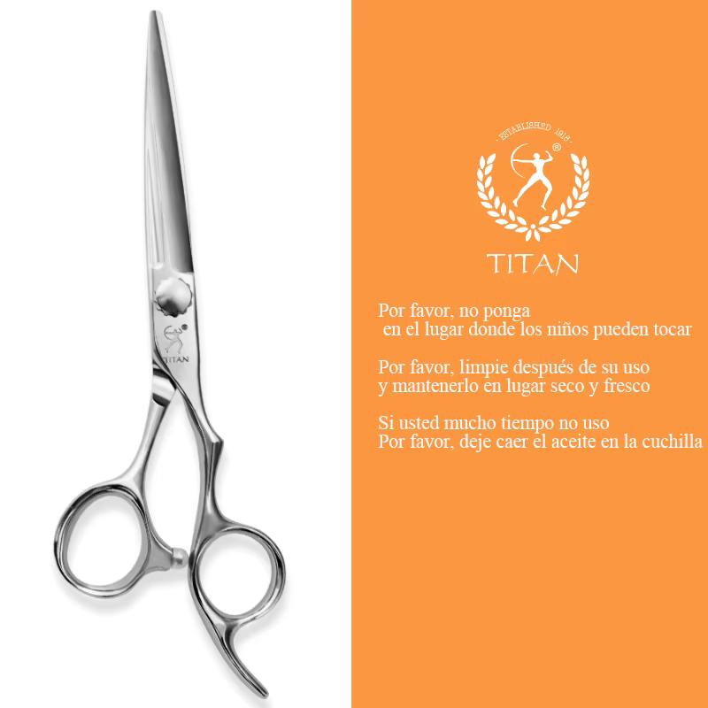 Titan barbier cheveux ATS314 japon acier professionnel tondeuses à cheveux ciseaux pour stylistes et