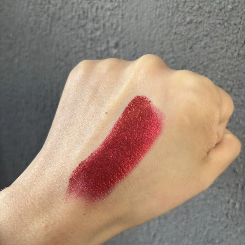 Nouvelle couleur! Fard à paupières caméléon, fard à paupières rouge froid et sauvage