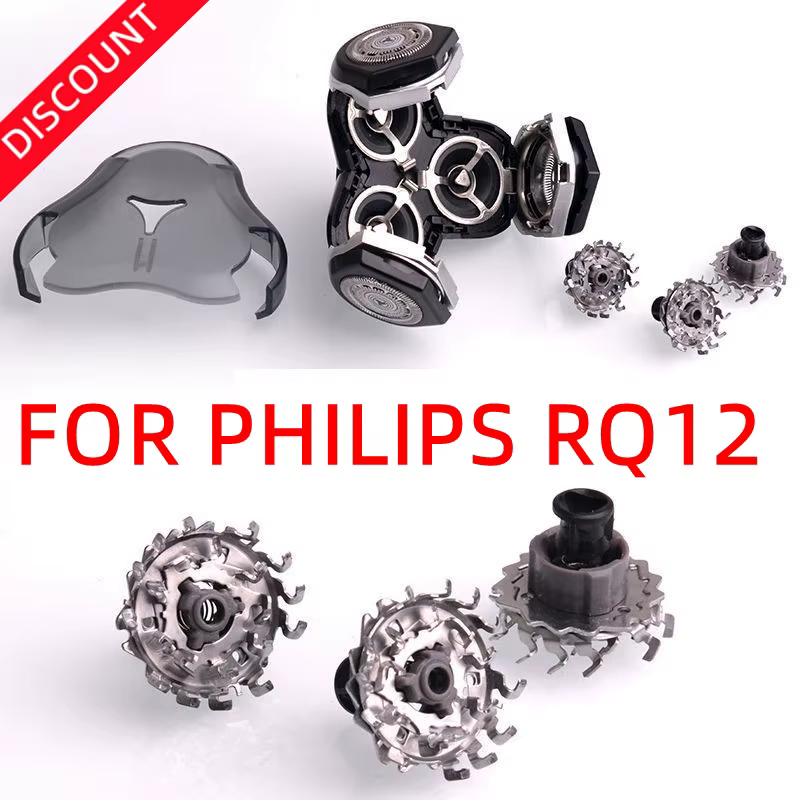 Têtes de rasoir de rechange, pour Philips RQ1250 RQ1260 RQ1275 RQ1280 RQ1290 RQ1250CC RQ1260CC RQ128