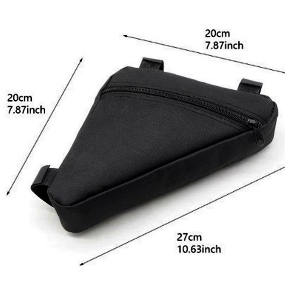 Sac de rangement triangulaire pour cadre de vélo, pochette de fixation pour vélo de montagne, route,