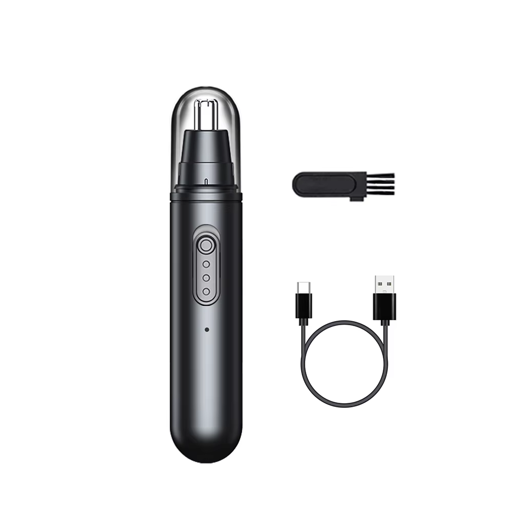 Tondeuse à cheveux électrique Portable pour le nez, Rechargeable, automatique, rasage du nez, des so