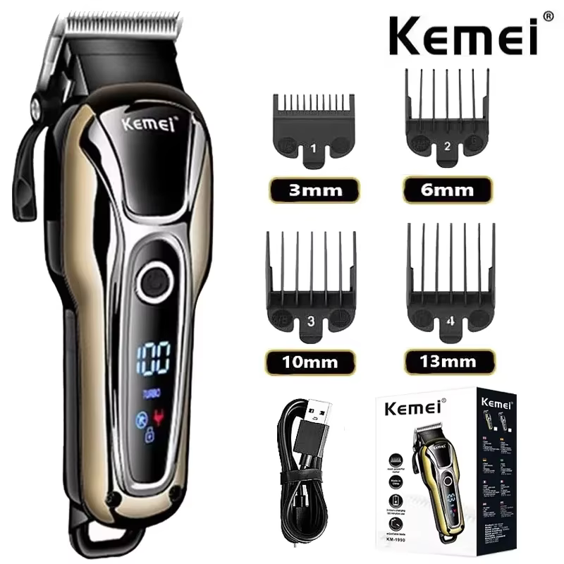 Kemei KM-1990 tondeuse à cheveux tondeuse à cheveux professionnelle tondeuse à cheveux pour hommes t