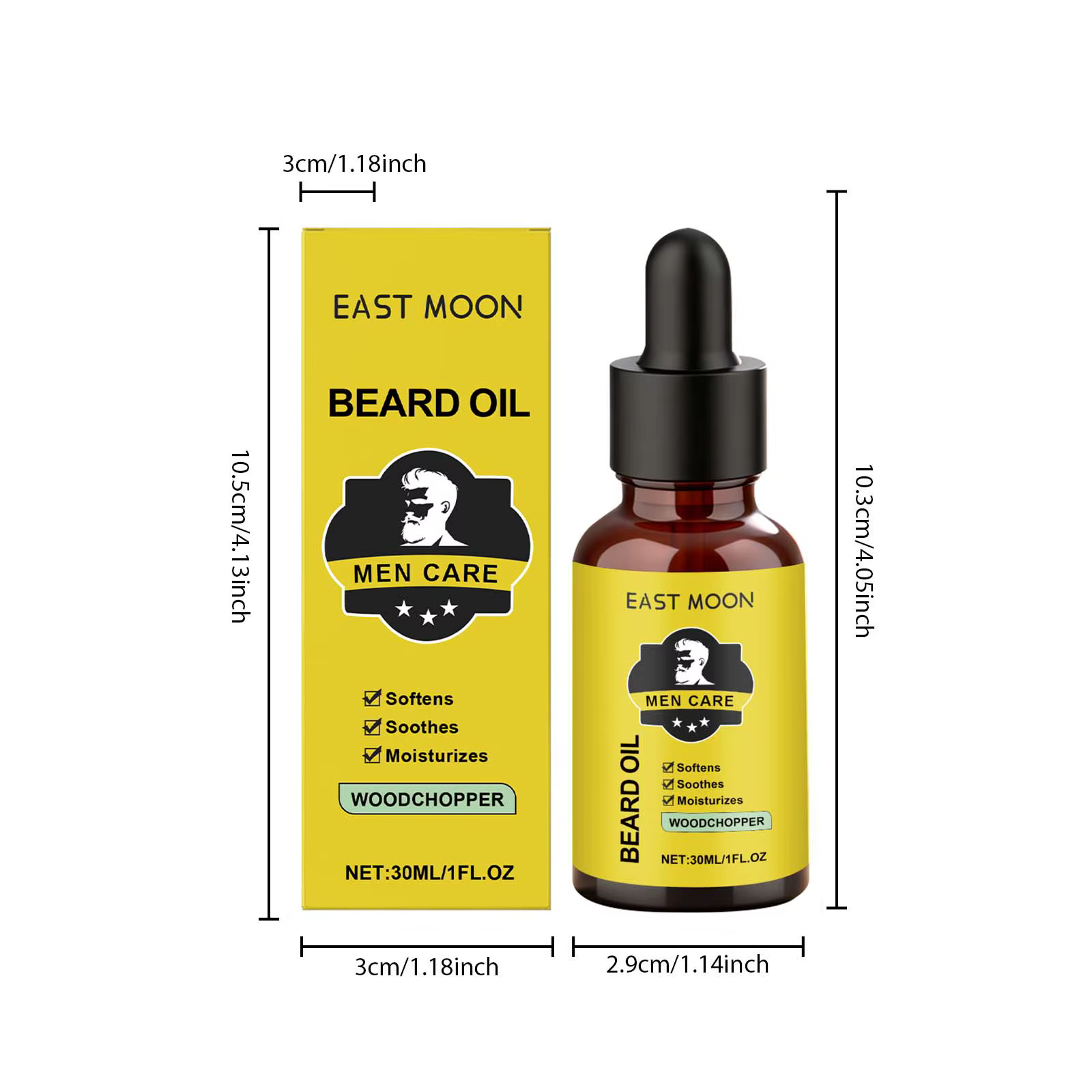 Ensemble de soins capillaires à l'extrait naturel de plante pour hommes, shampoing 2 en 1, huile de 