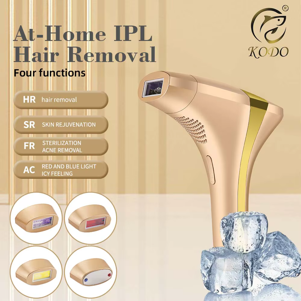 KODO 2026 Épilateur laser à glace haut de gamme personnalisable, épilation permanente IPL indolore,
