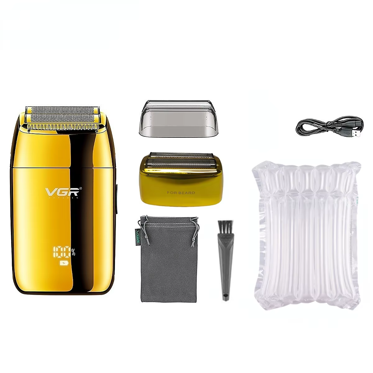 VGR tondeuse tondeuse à barbe pour hommes rasoir electrique homme rasoir homme Rasoir Professionnel 