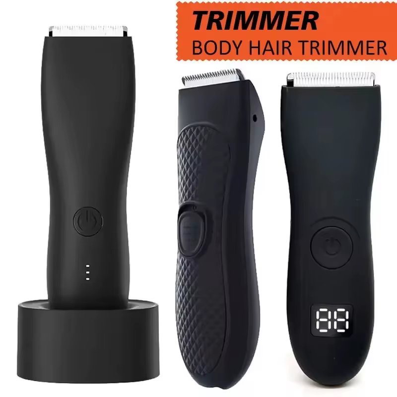 Tondeuse électrique pour hommes, rasoir pubien, toilettage du corps, épilateur de Bikini, rasoir Rec