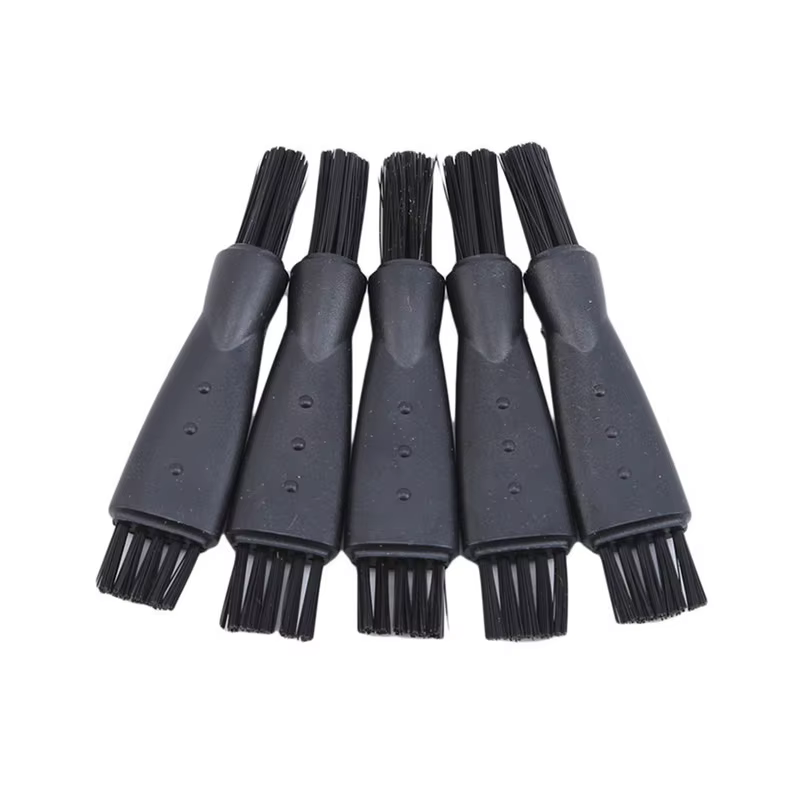 5 pièces rasoir électrique cisaillement nettoyage petite brosse moulin à café Nylon doux cheveux bro