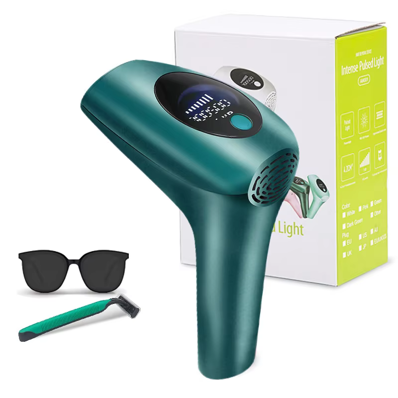 combiné d'épilation au laser portable Vancostar 900000 Flashes Épilateur permanent indolore pour f
