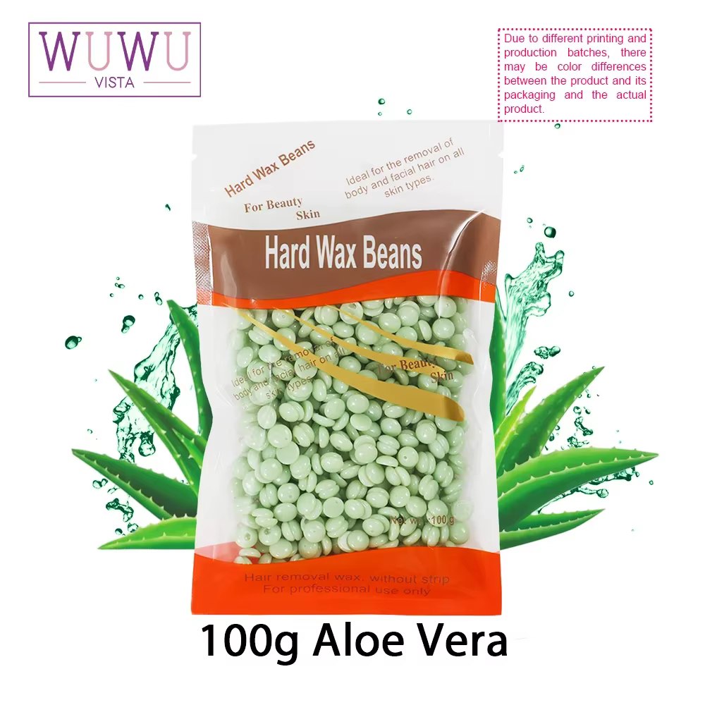 WUWUVISTA 100g/3.52oz cire chaude épilation épilation cire épilatoire haricots pour chauffe-cire ind