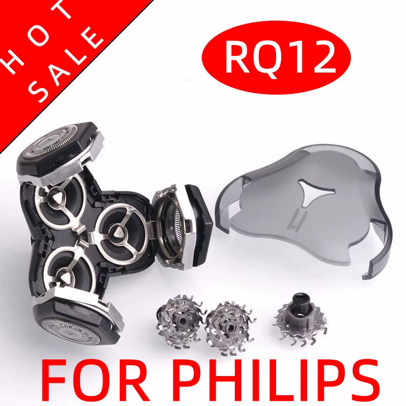 Têtes de rasoir de rechange, pour Philips RQ1250 RQ1260 RQ1275 RQ1280 RQ1290 RQ1250CC RQ1260CC RQ128