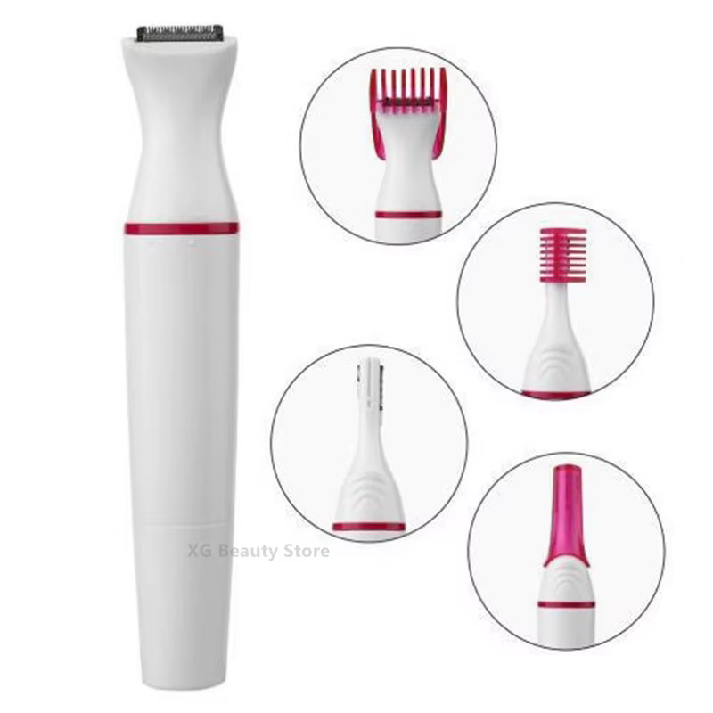 Épilateur électrique multifonction 5 en 1 pour femmes, rasoir pour sourcils, aisselles, Bikini, jamb