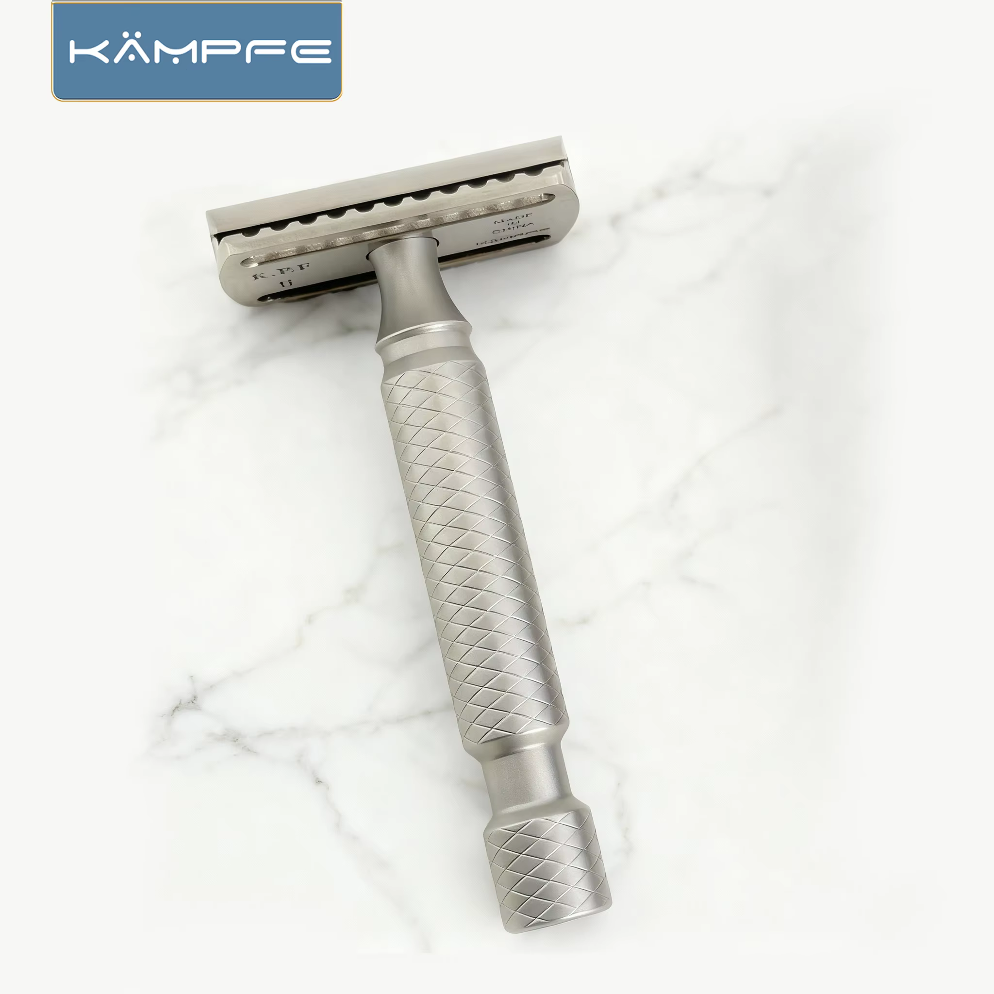 Rasoir de sécurité pour homme en alliage de titane, usinage de précision CNC KAMPFE, cadeau pour pet