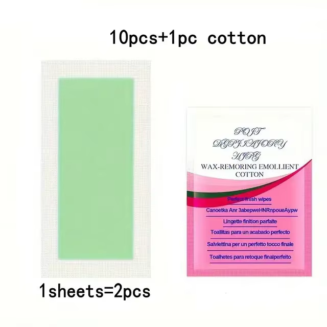 10/20/30/50 pièces bandes de cire épilatoire pour épilation papier de cire bandes de cire froide pap