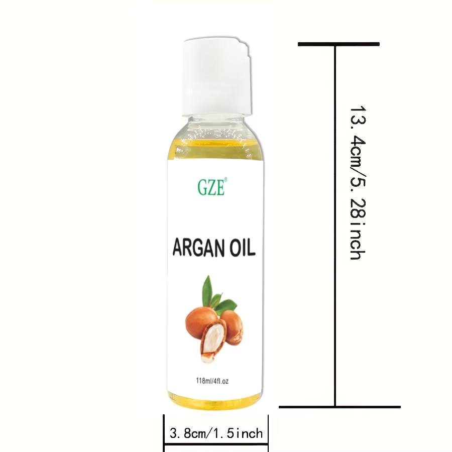 GZE Huile d'argan marocaine biologique Hydratant pur pressé à froid vierge de qualité supérieure pou