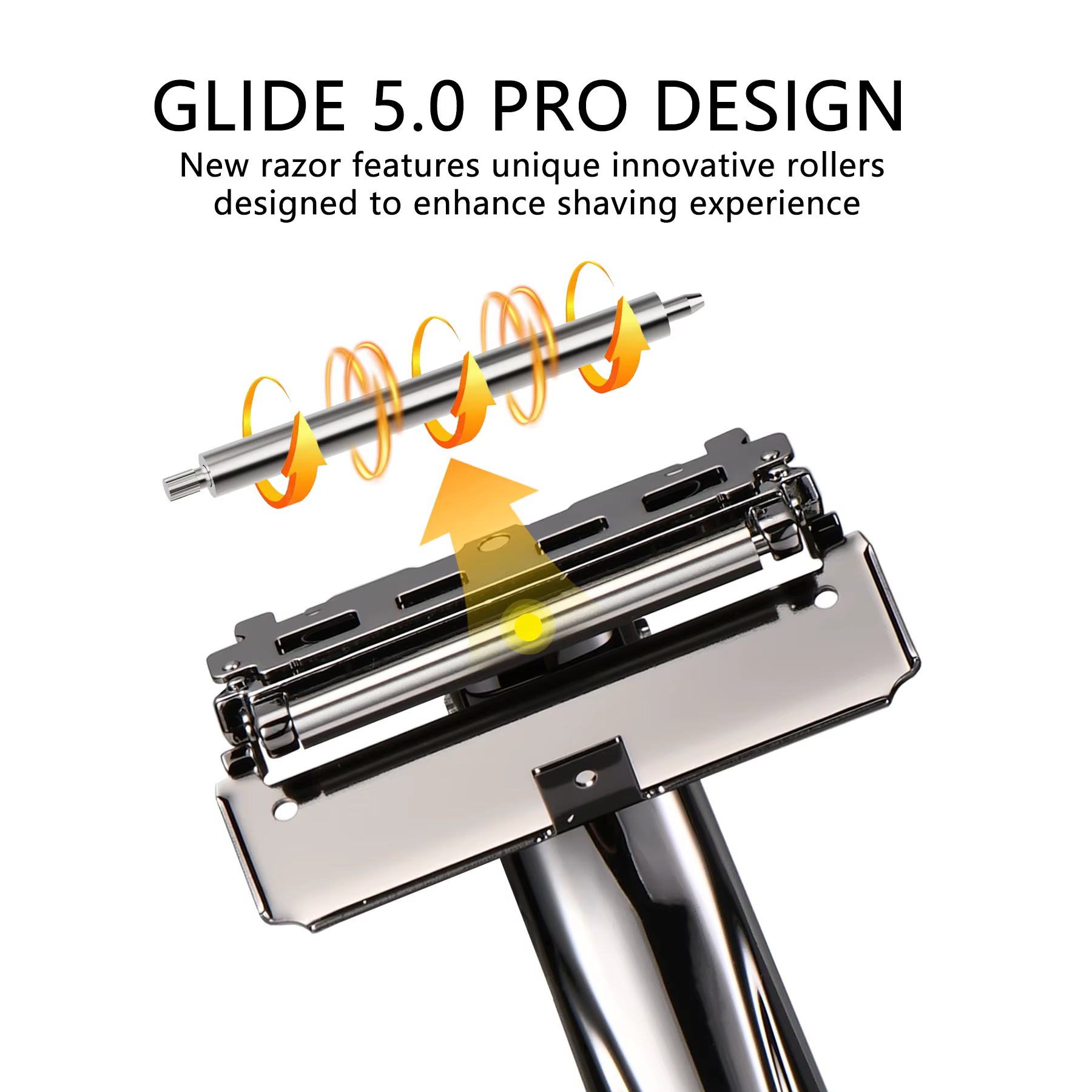 Shavcooo GP500 Glide 5.0 Pro Super écologique en acier inoxydable rasoir de sécurité corps cheveux r