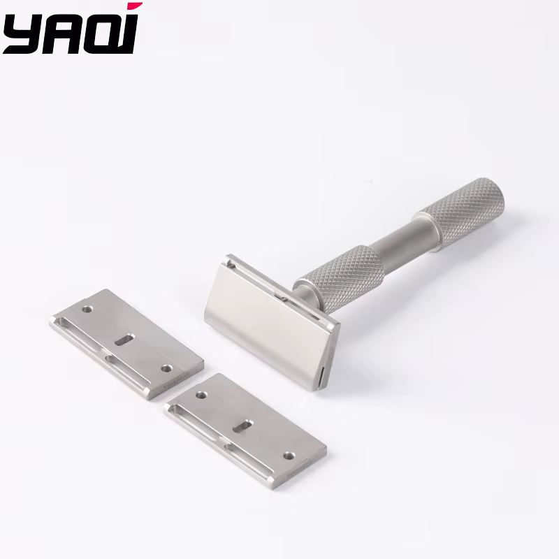 Rasoir de sécurité traditionnel YAQI Aileron GEM Blade 2026 avec 3 plaques pour un rasage lisse et c