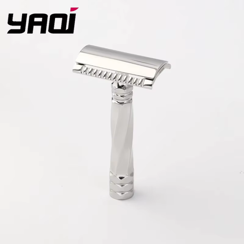 Rasoir de sécurité Yaqi Cerberus en acier inoxydable, vente chaude 2026, espacement de lame 0,65 mm,
