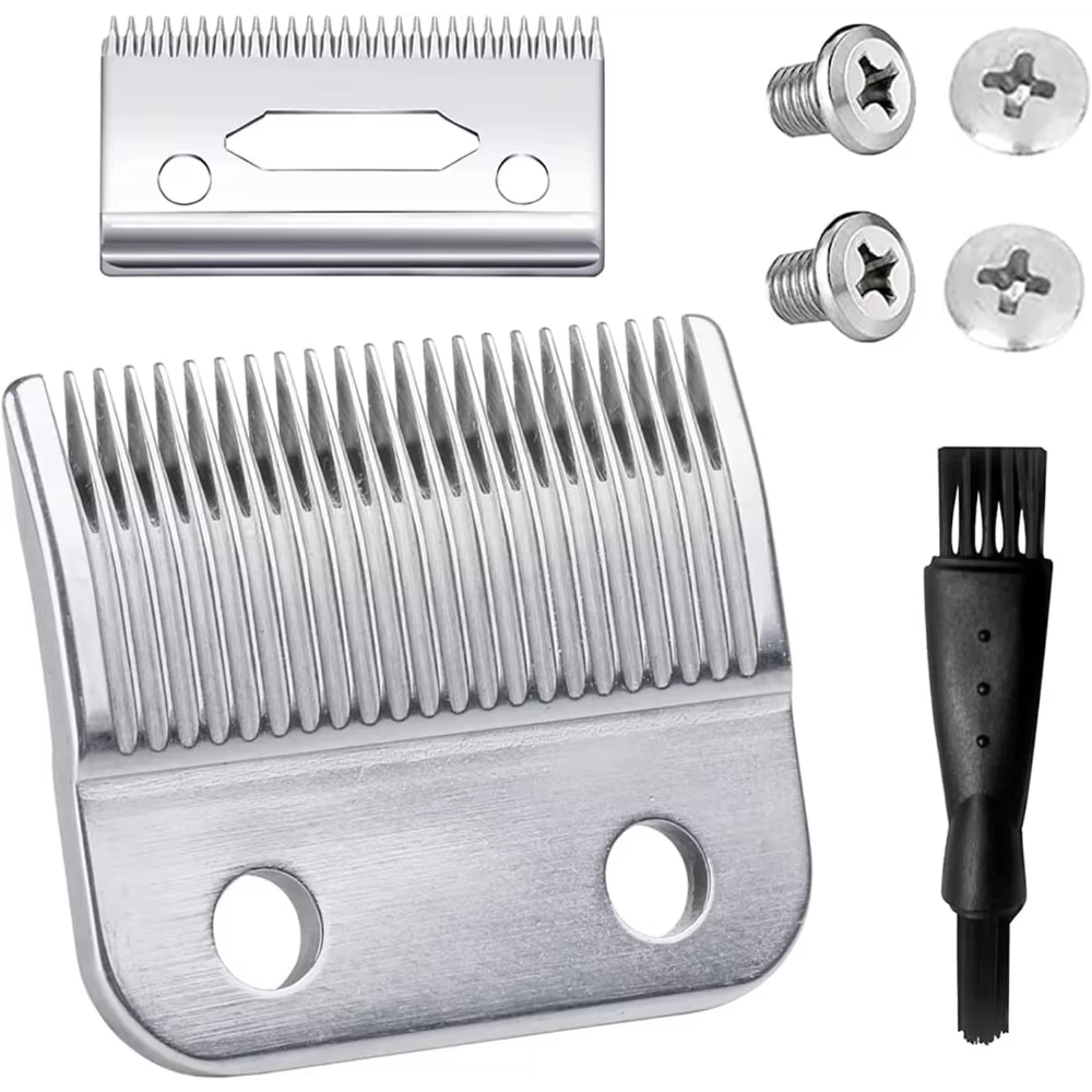 Lames de pièces de tondeuse à cheveux réglables à 2 trous de précision compatibles avec la tondeuse 