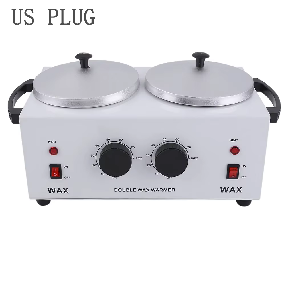 Chauffe-cire double pour paraffine, machine à cire dépilatoire pour SPA, épilateur pour mains et pie