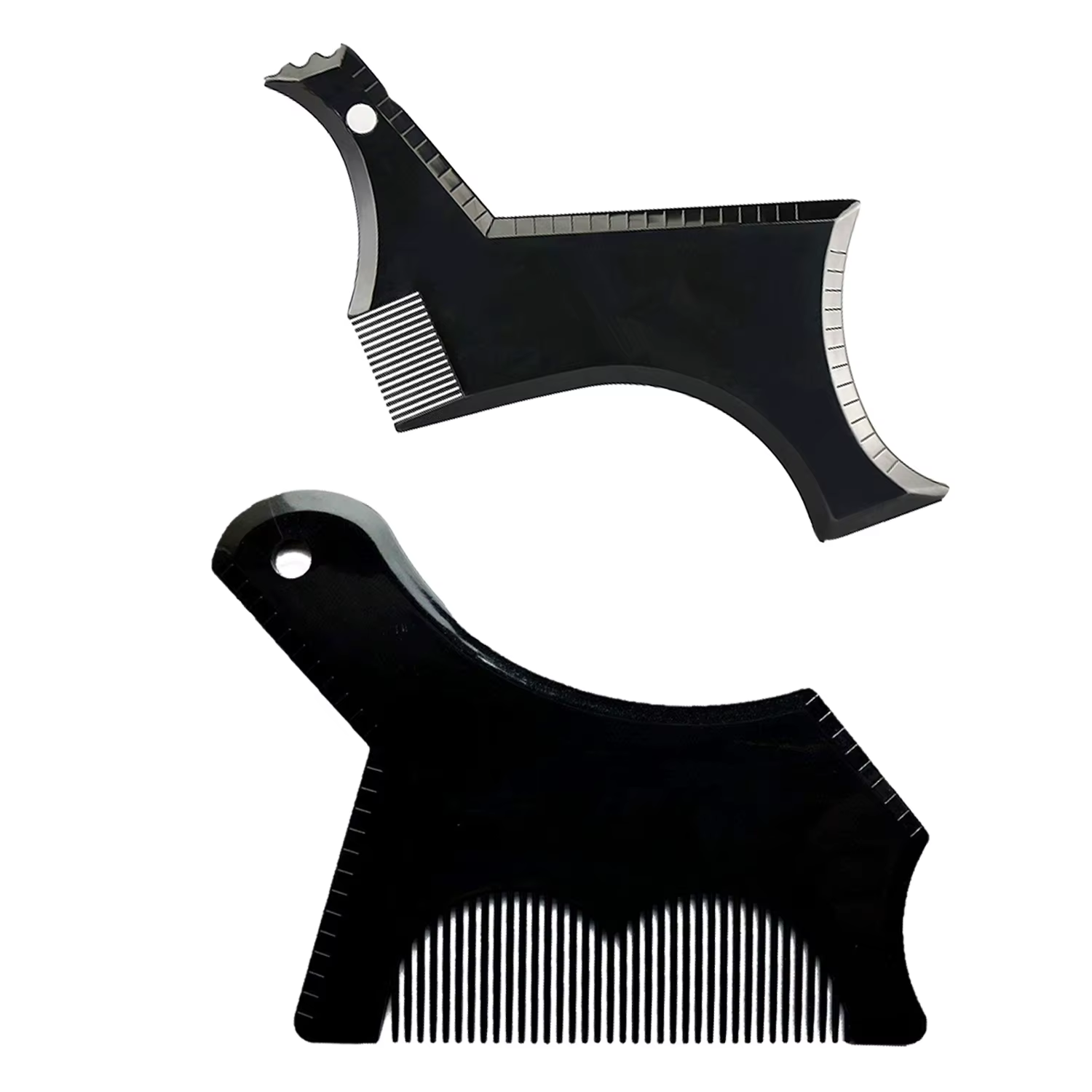 Guide de barbe multifonctionnel pour hommes, modèle d'outil saillant, façonneur de barbe avec peigne