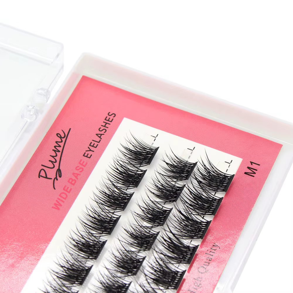 Moonlily 3D Extensions de cils en soie lâche segmenté bricolage grappe faux cils Super doux Style na
